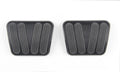 19601966 CHEVY /GMC BILLET ALUMINUM CURVED CLUTCH AND BRAKE PADS WITH RUBBBER (