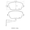 Brembo 02-09 Seat Ibiza HP2 Pads - Front