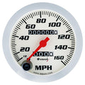 3-3/8 Dia Speedometer 0-160 MPH Silver