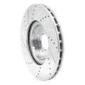 DFC 04-08 Acura TL Front Right Drilled & Slotted Silver Brake Rotor