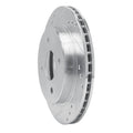 DFC 95-04 Ford Contour Rear Left Drilled & Slotted Silver Brake Rotor