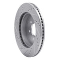 DFC 03-04 Dodge Dakota RWD Front Right Drilled & Slotted Silver Brake Rotor