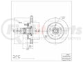 DFC 92-02 Chevrolet Tahoe Front Brake Rotor
