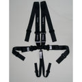 Harness 5pt Black Indiv Shoulder Pull-Down