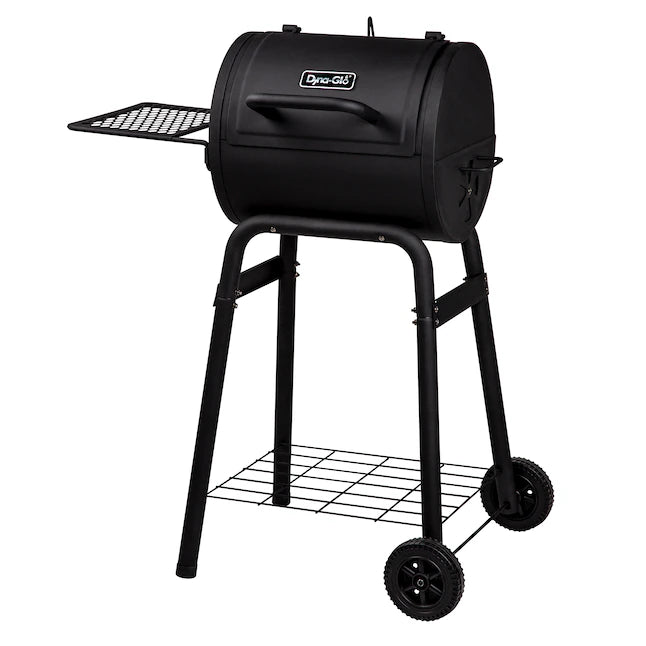 DYNA GLO COMPACT BARREL CHARCOAL GRILL