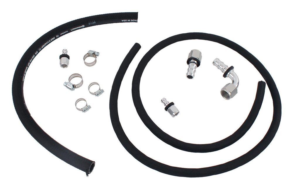 Hose Kit for PSC Remote Reservoir with Hydroboost Installation 2X no.6 JIC RTN no.10 JIC Feed PSC Performance Steering Components