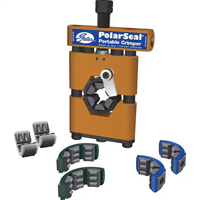 Gates Die - PolarSeal Hose Portable Crimper - 10-12R Die Green for PSC2