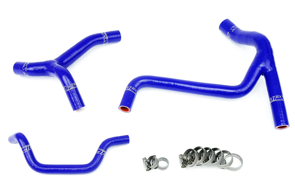 HPS Performance Blue Reinforced Silicone Radiator Hose Kit Coolant for Kawasaki 10-12 KX450F