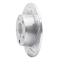 DFC 99-02 Audi A6 Quattro Rear Right Drilled & Slotted Silver Brake Rotor