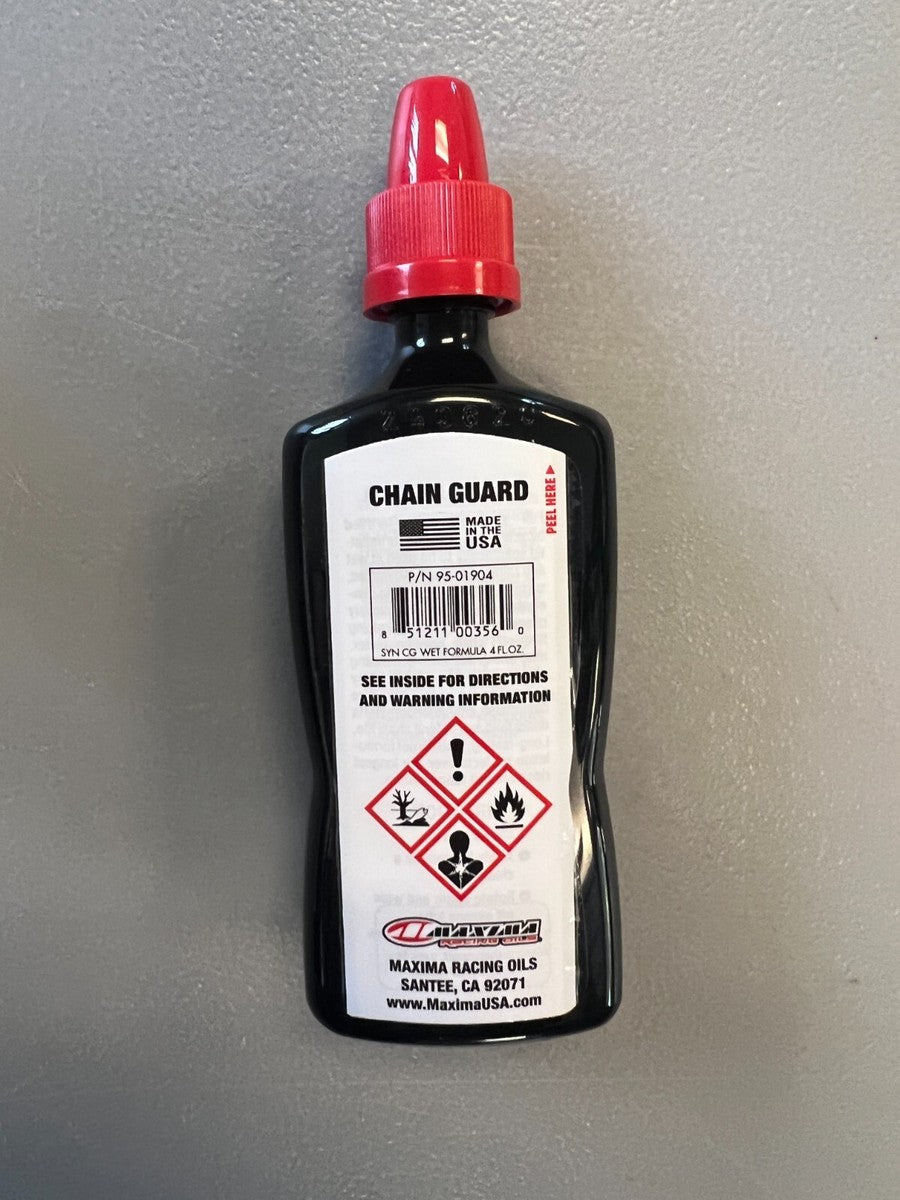 Maxima Bike Synthetic Chain Guard Wet - 4oz