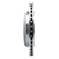 R1 11-25 Dodge Durango Rear Left Drilled & Slotted Silver Brake Rotor