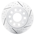 DFC 10-19 Audi A3 Rear Right Drilled & Slotted Geoperformance Rotor