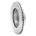 DFC 98-12 Hyundai Atos (Mexico) Front Right Drilled & Slotted Silver Brake Rotor