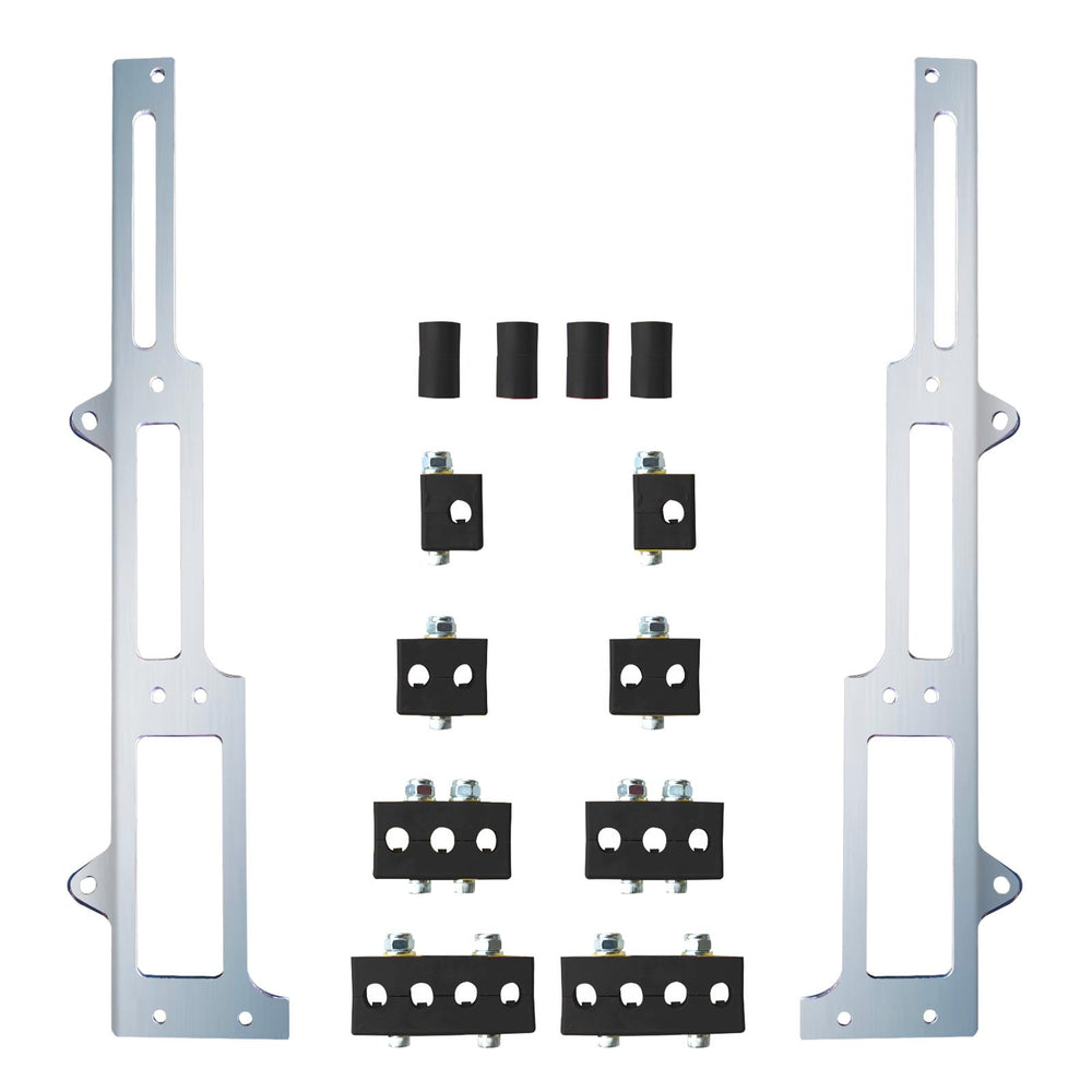R AND M polished auto part