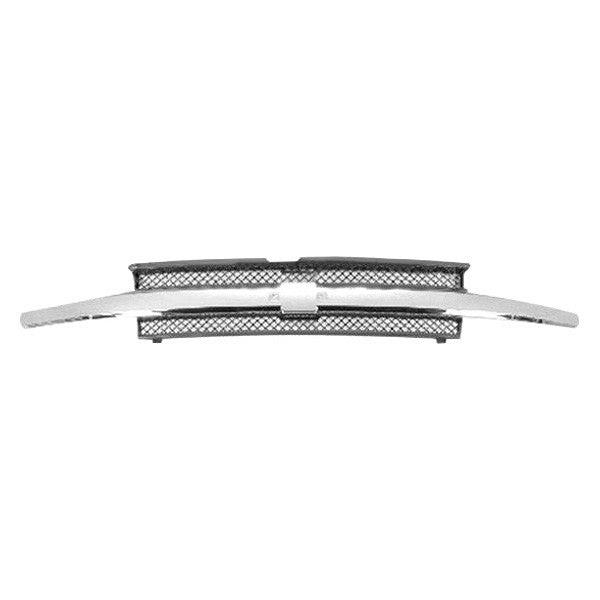 GRILLE DK GRY W/ CHR MLDG W/O HEADLAMP WASHERS TRAILBLAZER 0209