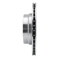 R1 Concepts Brake Rotor Drilled and Slotted Silver Fits BMW 135i