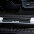 Putco 15-20 Ford F-150 - SuperCrew w/ F-150 Etching (4pcs) Black Platinum Door Sills