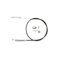 TUNEDPORT HITECH THROTTLE CABLE; FOR GM 700R4; BLACK UNIVERSAL HOUSING;