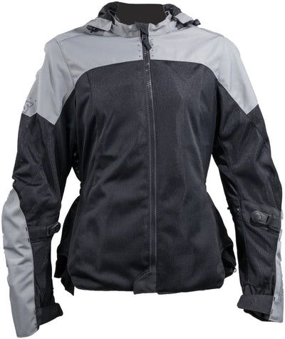 Speed and Strength Starstruck Mesh Jacket Grey/Black Womens - Small