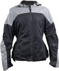 Speed and Strength Starstruck Mesh Jacket Grey/Black Womens - Small