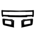 GLOSS BLACK BUMPER OVERLAY WITH FOG