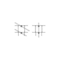 RAIL MNT SS FENDER HOLDER DUAL 11