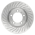 DFC 99-23 Porsche 718 Cayman Left Front Drilled Brake Rotor