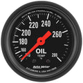 Autometer Z Series 2-1/16in 140-280 Degrees F Mechanical Oil Temperature Gauge