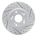 R1 03-17 Acura Ilx Front Right Drilled & Slotted Geoperformance Rotor