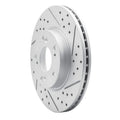 R1 03-17 Acura Ilx Front Right Drilled & Slotted Geoperformance Rotor