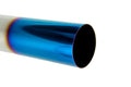 Megan Racing Universal Muffler Delete Single 4 Burnt Blue Tip