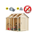 SHED KIT PEAK ROOF 4 PK