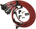 Moroso Chevrolet Small Block Ignition Wire Set - Ultra 40 - Unsleeved - Non-HEI - Under Header - Red