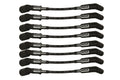 Moroso GM LS Ignition Wire Set - Ultra 40 - Unsleeved - Coil-On - 9.75in Wire - 135 Degree - Black