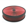 Black 14X3 Super Flow Air Cleaner Kit