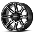 HE900 18X9 6X120 G-BLK MACH 00MM