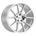 ~(35 lbs. 20X20X11)~ TSW CHRONO 18x9.5 5/120 ET39 CB76.1 SILVER W/MIRROR CUT FACE