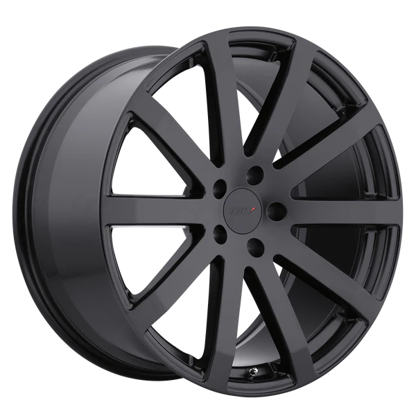 TSW Alloy Wheels black auto part
