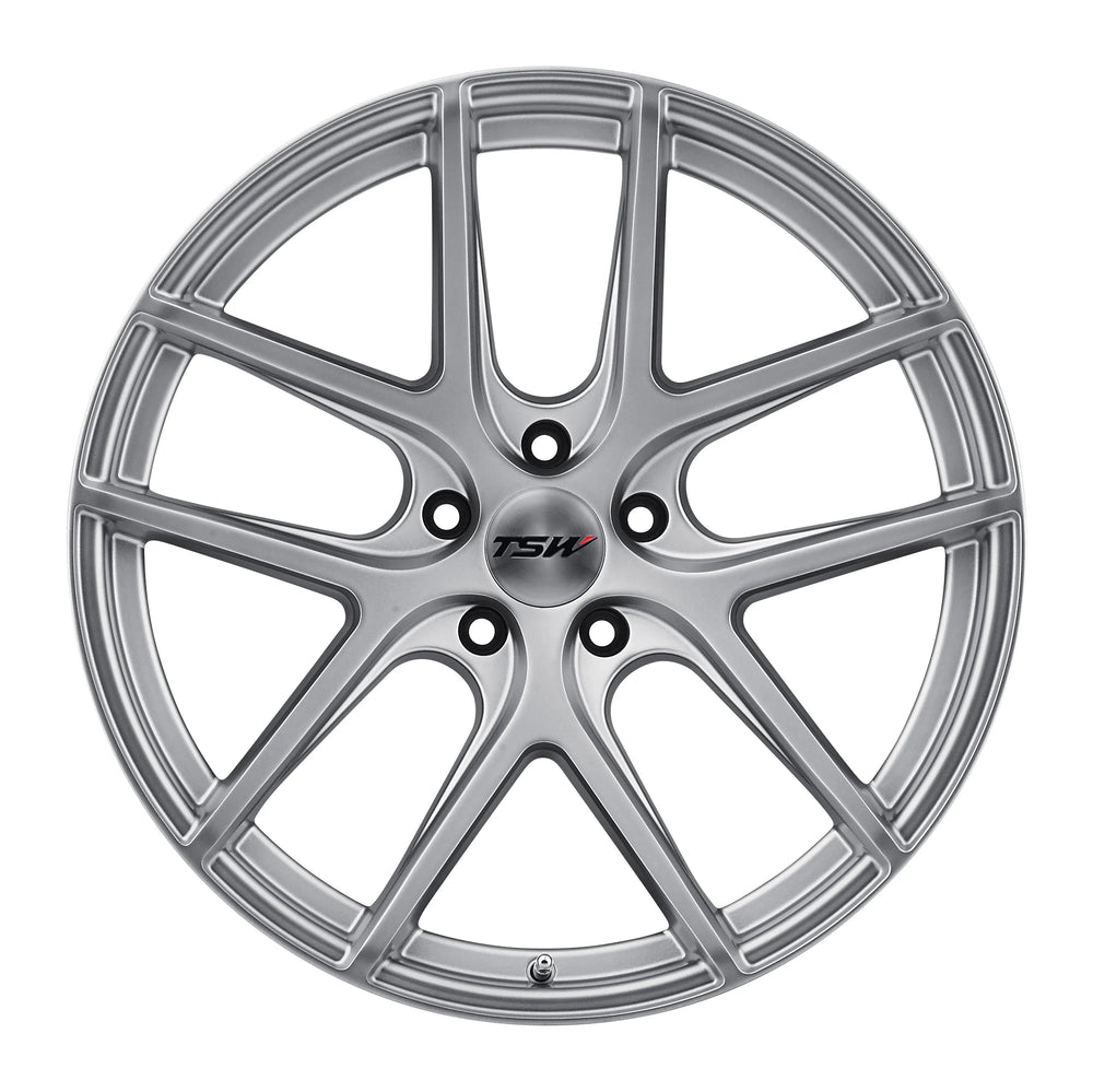 TSW Alloy Wheels silver auto part