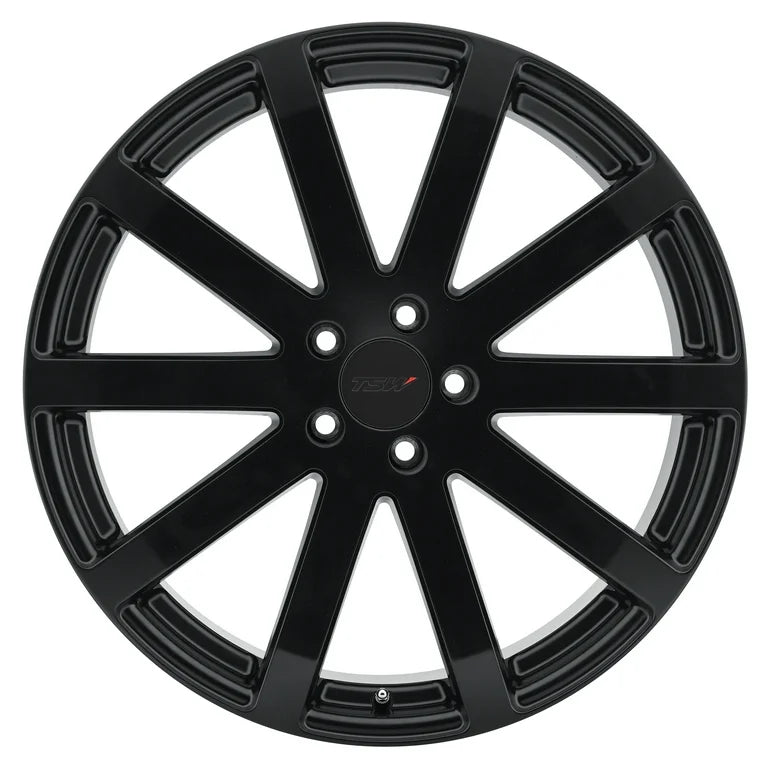 TSW Alloy Wheels black auto part
