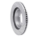 DFC 03-23 Toyota Hilux (Mexico) Front Left Drilled & Slotted Silver Brake Rotor
