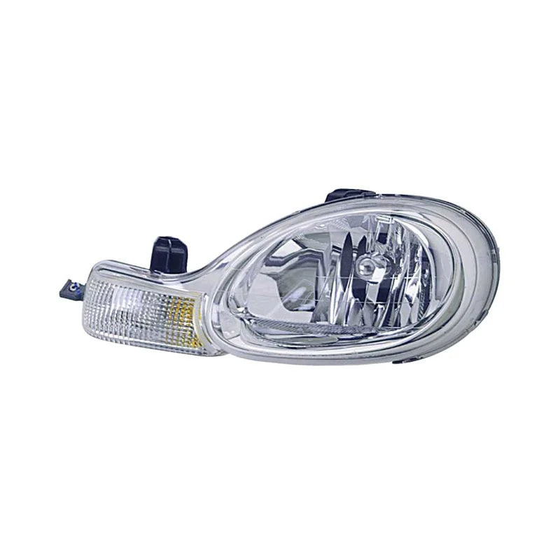 LH HEADLAMP ASSY COMPOSITE; W/O BLACK BEZEL; NEON 0202
