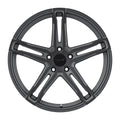 ~(29 lbs. 21X21X12)~ TSW MECHANICA 19x10.5 5/120 ET27 CB76.1 MATTE GUNMETAL W/MATTE BLACK FACE