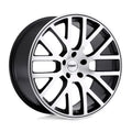 ~(35 lbs. 21X21X11)~ TSW DONINGTON 19x9.5 5/114.3 ET20 CB76.1 GUNMETAL MIRROR CUT FACE/GUNMETAL LIP