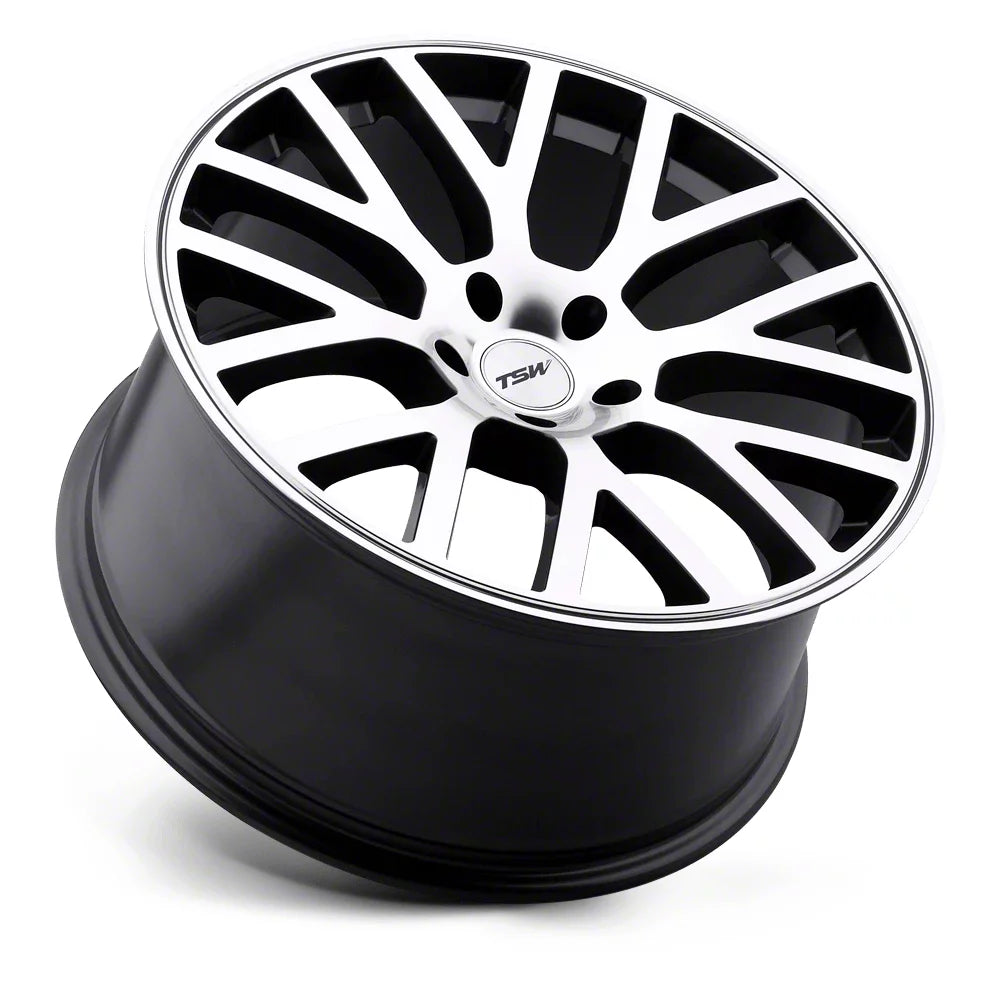 ~(35 lbs. 21X21X11)~ TSW DONINGTON 19x9.5 5/114.3 ET20 CB76.1 GUNMETAL MIRROR CUT FACE/GUNMETAL LIP
