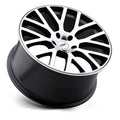 ~(35 lbs. 21X21X11)~ TSW DONINGTON 19x9.5 5/114.3 ET20 CB76.1 GUNMETAL MIRROR CUT FACE/GUNMETAL LIP