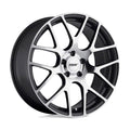 ~(45 lbs. 21X21X11)~ TSW NURBURGRING 19x9.5 5/120 ET41 CB76.1 GUNMETAL W/MIRROR CUT FACE