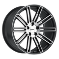 ~(34 lbs. 21X21X11)~ TSW CROWTHORNE 19x9.5 5/120 ET35 CB76.1 MATTE GUNMETAL W/MATTE MACHINE FACE