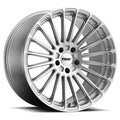 ~(26 lbs. 20X20X12)~ TSW TURBINA 18x10.0 5/114.3 ET25 CB76.1 TITANIUM SILVER W/MIRROR CUT FACE