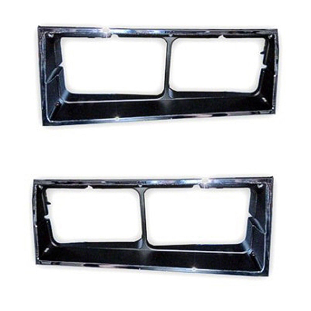 HEADLAMP BEZEL SET; LH/RH PAIR; CHR